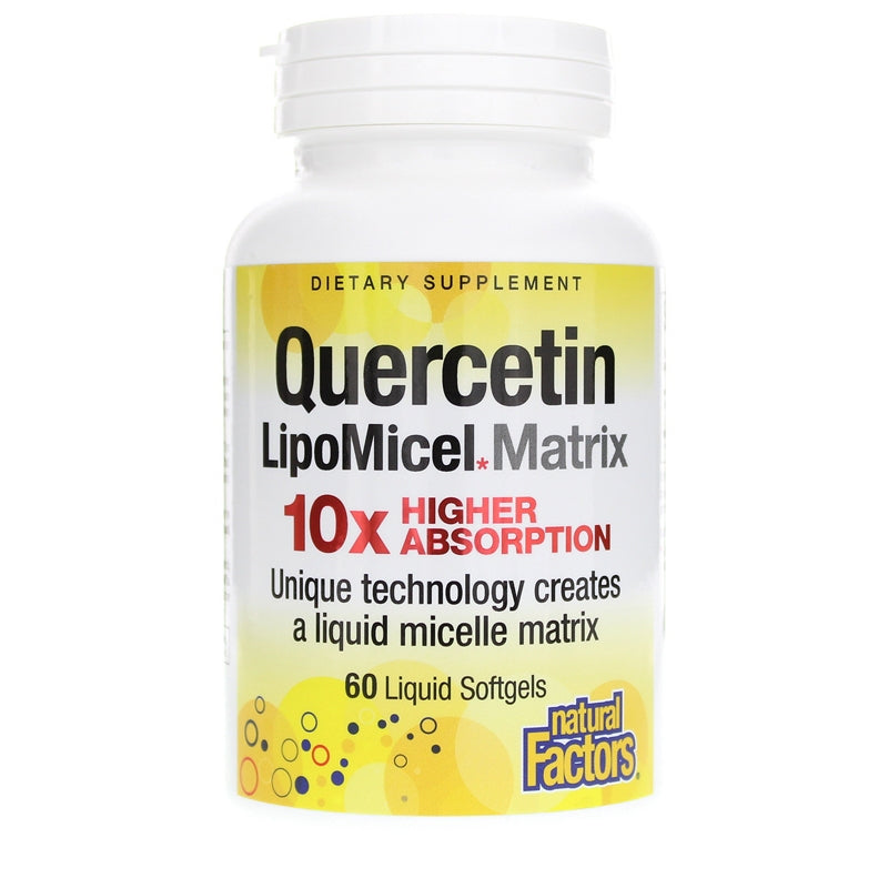 Quercetin LipoMicel Matrix, 60 Softgels, by Natural Factors
