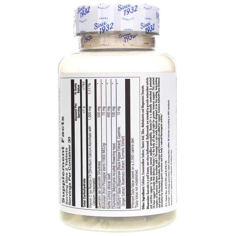 Quercetin Reacta-C Bromelain, 60 Tablets, by Kal, image #3