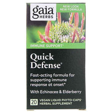 Quick Defense Rapid Relief, 20 Liquid Phyto Caps, by Gaia Herbs