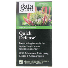 Quick Defense Rapid Relief, 40 Liquid Phyto Caps, by Gaia Herbs