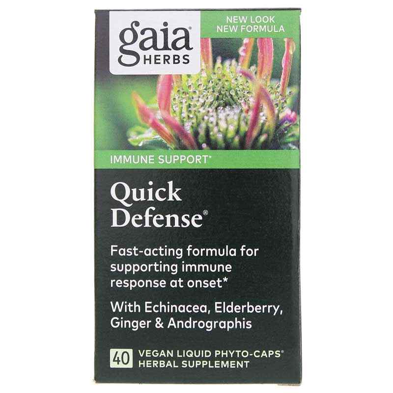 Quick Defense Rapid Relief, 40 Liquid Phyto Caps, by Gaia Herbs