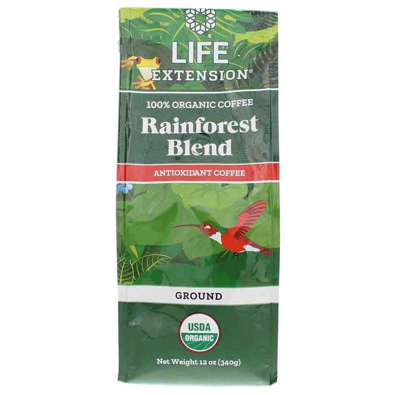 Rainforest Blend Organic Ground Coffee, by Life Extension