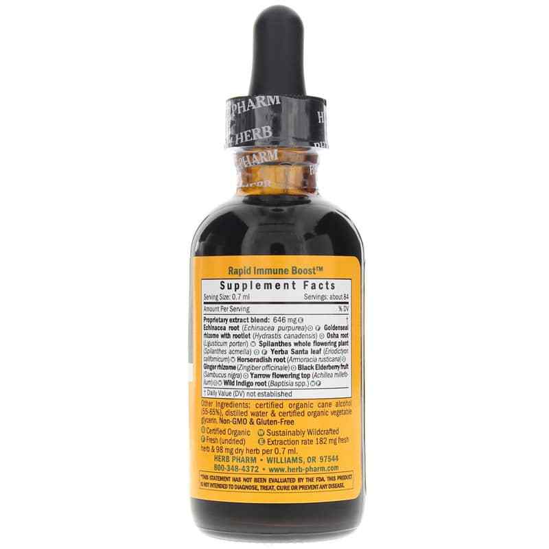 Rapid Immune Boost, 2 Oz, by Herb Pharm, image #2