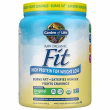 Raw Organic Fit High Protein for Weight Loss, Original, 15.69 Oz, by Garden of Life