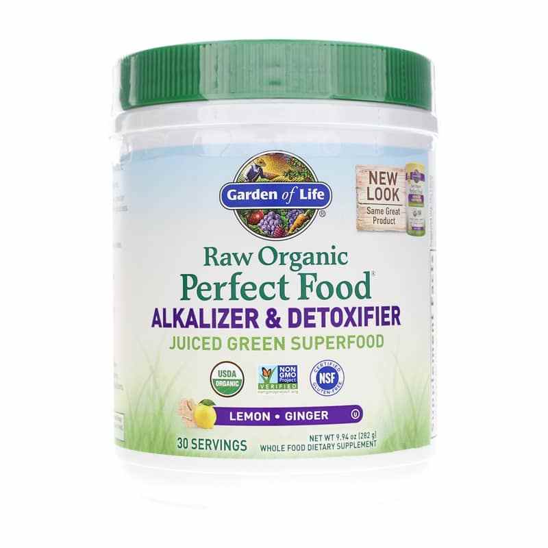 Raw Organic Perfect Food Alkalizer & Detoxifier Green Powder, by Garden of Life