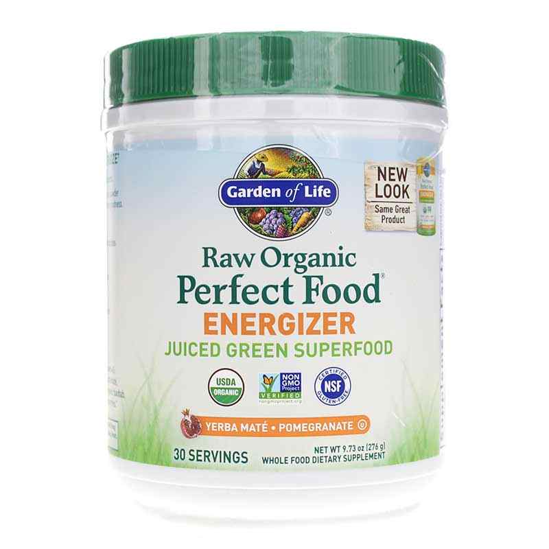 Raw Organic Perfect Food Energizer Green Powder, by Garden of Life