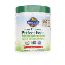 Raw Organic Perfect Food Green Powder, Apple, 8.14 Oz, by Garden of Life