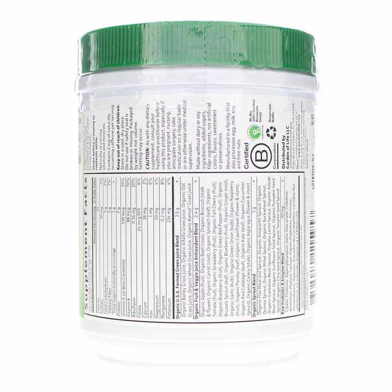 Raw Organic Perfect Food Green Powder, Chocolate, 10.05 Oz, by Garden of Life, image #2