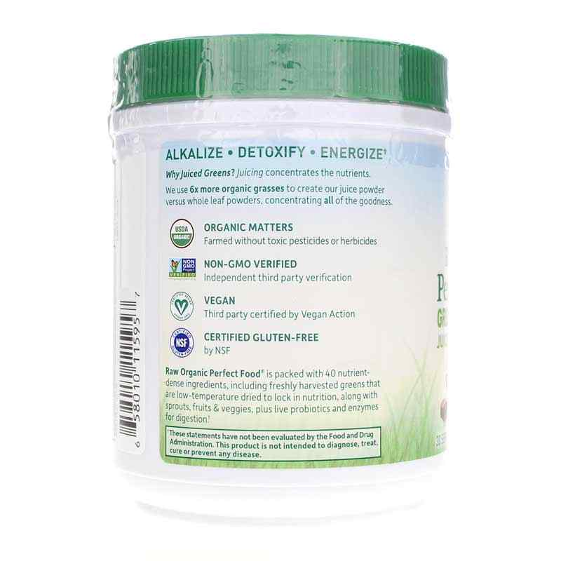 Raw Organic Perfect Food Green Powder, Chocolate, 10.05 Oz, by Garden of Life, image #3