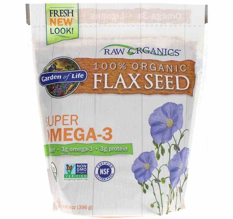 Raw Organics Super Omega-3 Flax Seed, by Garden of Life