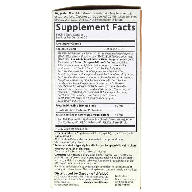 Raw Probiotics Ultimate Care 100 Billion Shelf-Stable, by Garden of Life, image #2