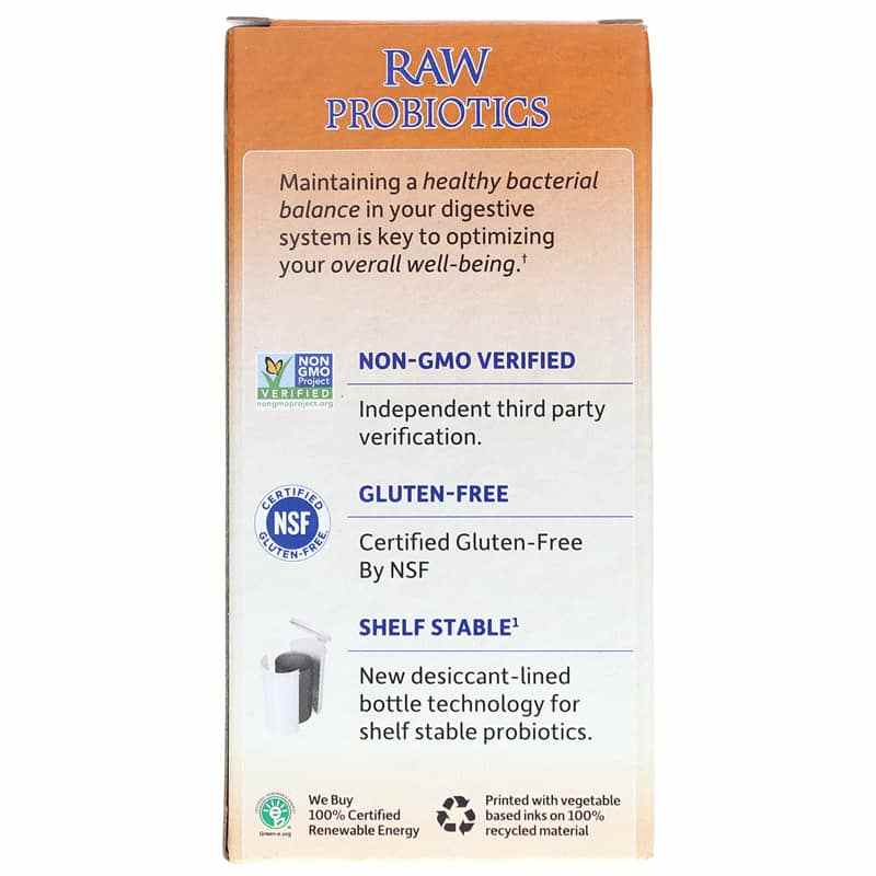 Raw Probiotics Ultimate Care 100 Billion Shelf-Stable, by Garden of Life, image #3