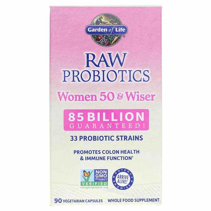 Raw Probiotics Women 50 & Wiser, by Garden of Life