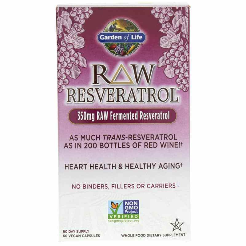 Raw Resveratrol 350 Mg, by Garden of Life