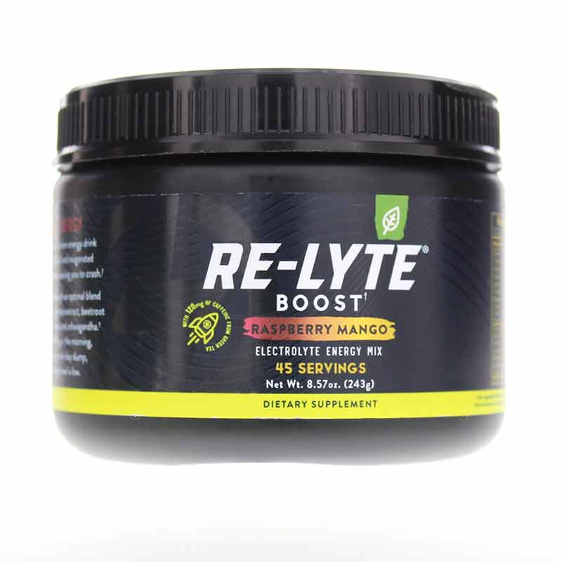 Re-Lyte Boost Energy Mix, Raspberry Mango, 45 Servings, by Redmond Life