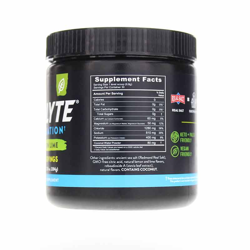Re-Lyte Hydration Drink Mix, Lemon Lime, 30 Servings, by Redmond Life, image #2