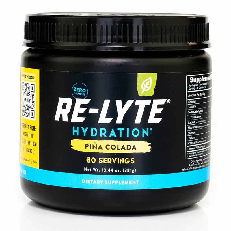 Re-Lyte Hydration Drink Mix, Pina Colada, 60 Servings, by Redmond Life