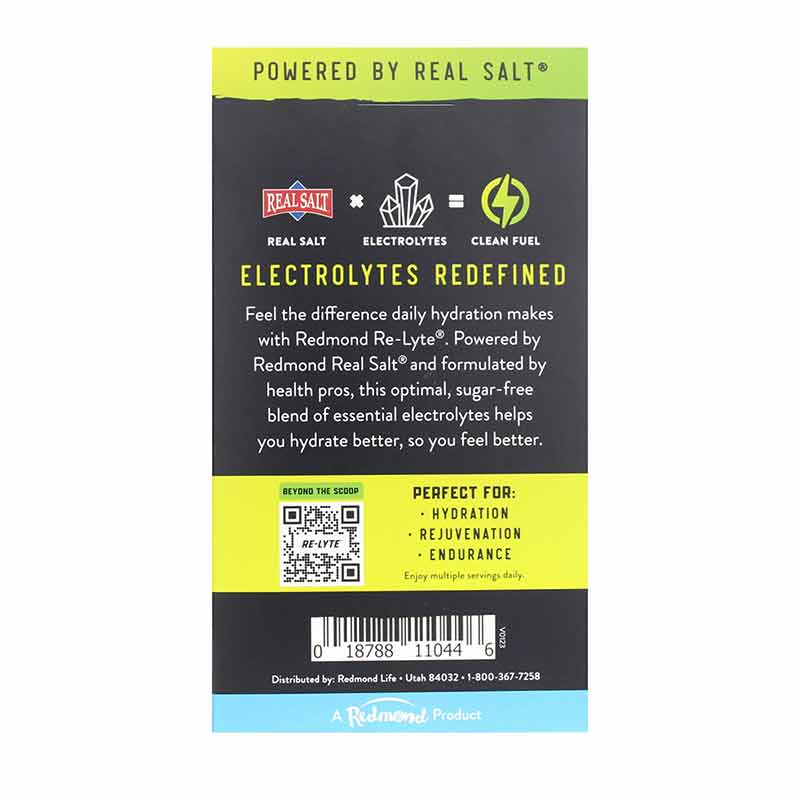 Re-Lyte Hydration Stick Packs, Lemon Lime, 15 Sticks, by Redmond Life, image #3