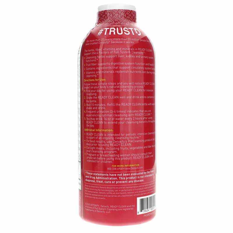 Ready Clean Herbal Cleanse, 16 Oz, by Detoxify, image #3