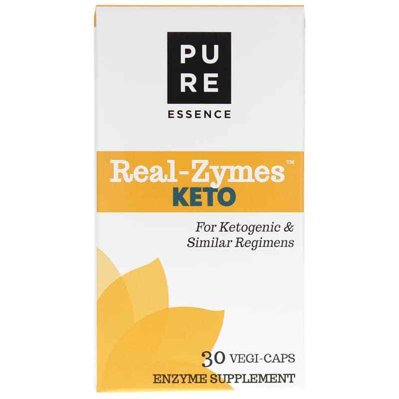 Real-Zymes Keto, 30 Veg Capsules, by Pure Essence Labs