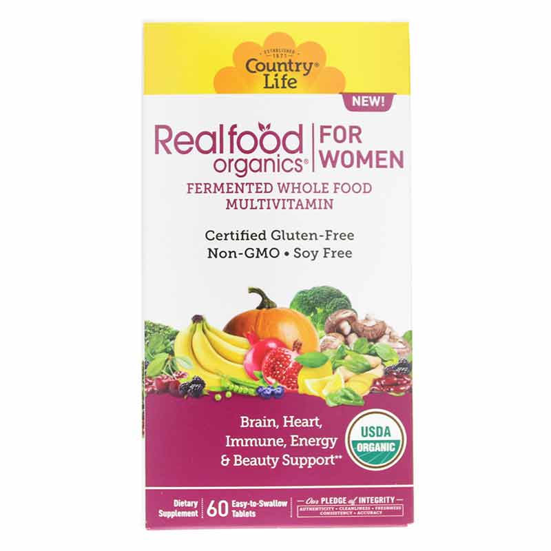 Realfood Organics Multivitamin For Women, by Country Life