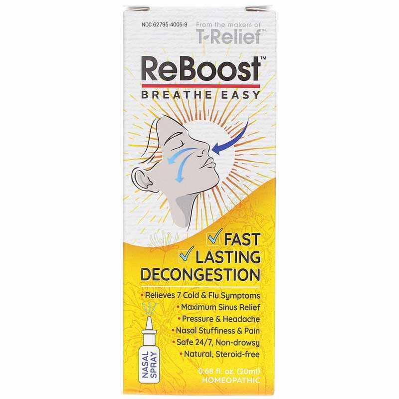 Reboost Breathe Easy Nasal Spray, by MediNatura