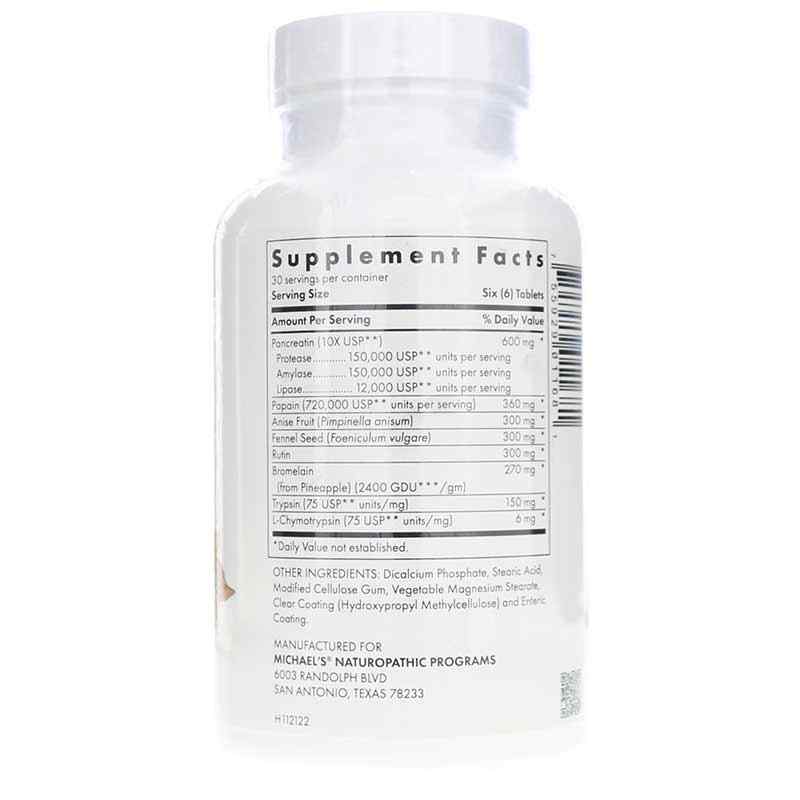 Recovery Zymes, 180 Enteric Coated Tablets, by Michael's Health, image #2