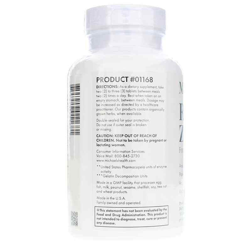 Recovery Zymes, 180 Enteric Coated Tablets, by Michael's Health, image #3