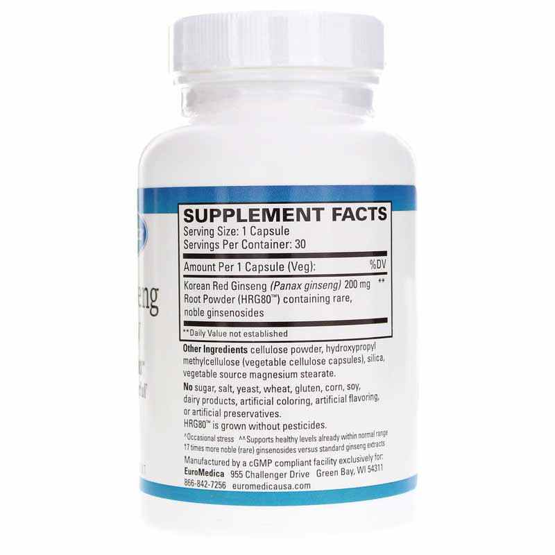 Red Ginseng Energy, by EuroMedica, image #2