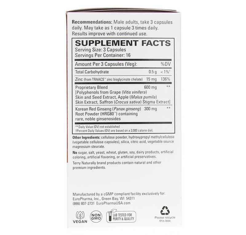 Red Ginseng HRG80 Male Sexual Enhancement, by Terry Naturally, image #2