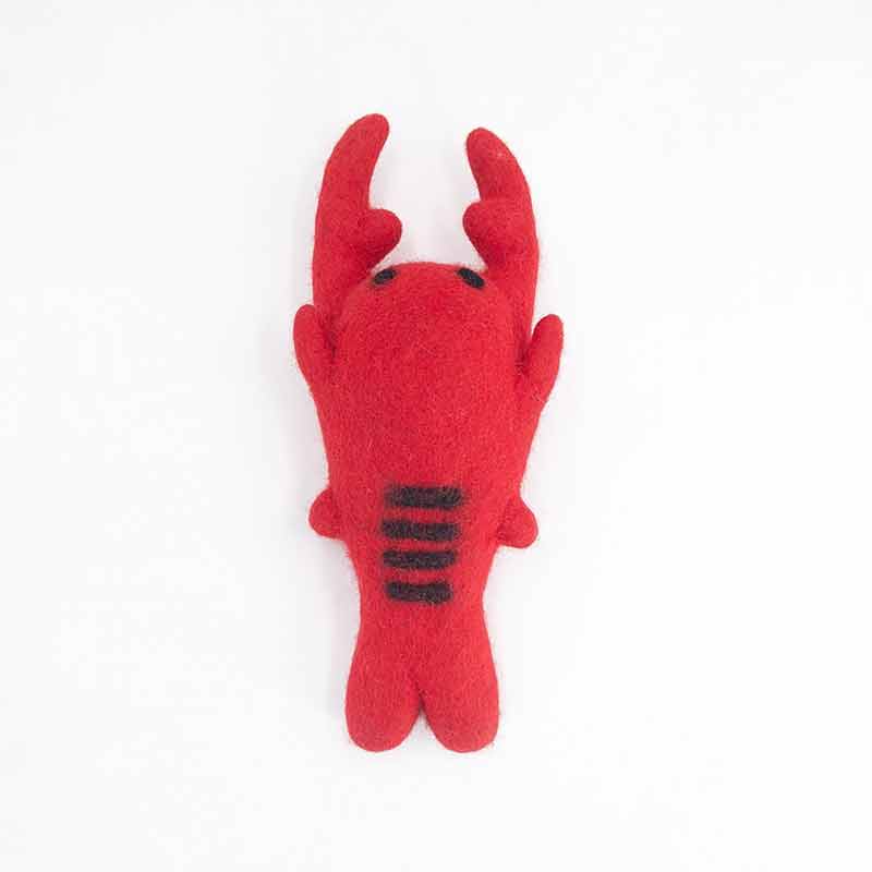 Red Lobster Toy, by Felt & Yarn