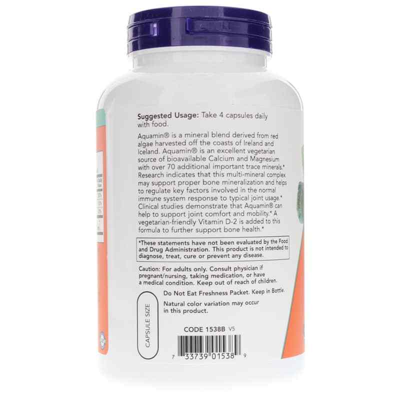 Red Mineral Algae Vegetarian Calcium, by NOW Foods, image #3