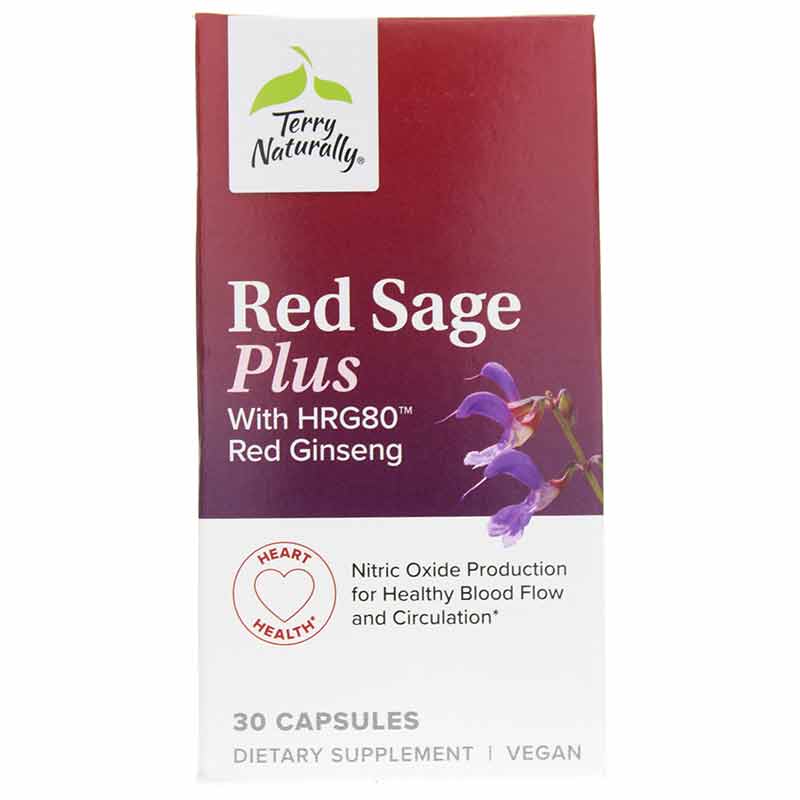 Red Sage Plus with HRG80 Red Ginseng, by Terry Naturally