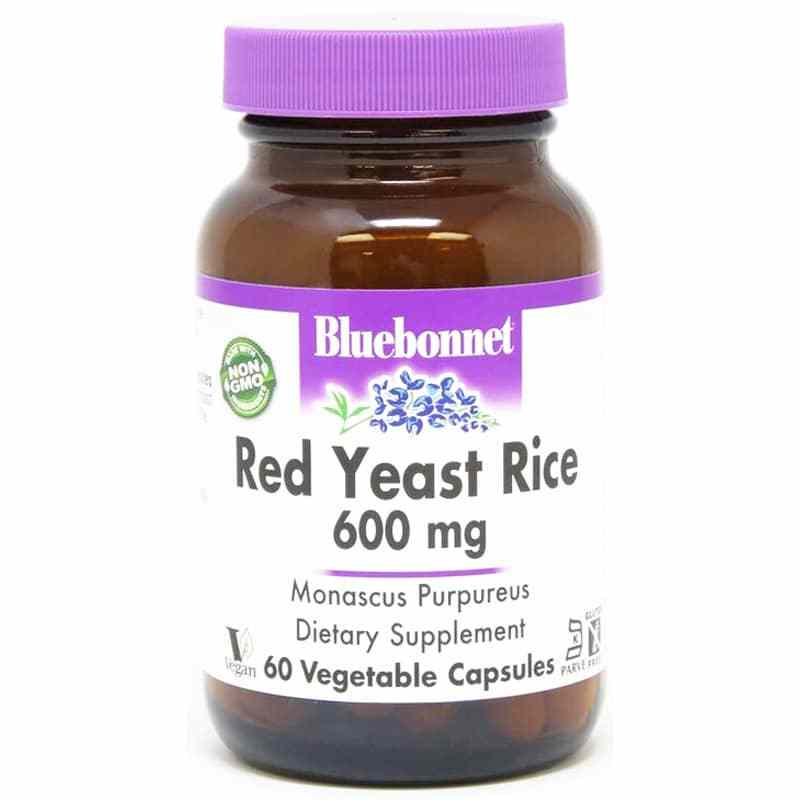Red Yeast Rice 600 Mg, by Bluebonnet