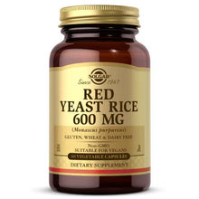 Red Yeast Rice 600 Mg, 60 Veg Capsules, by Solgar