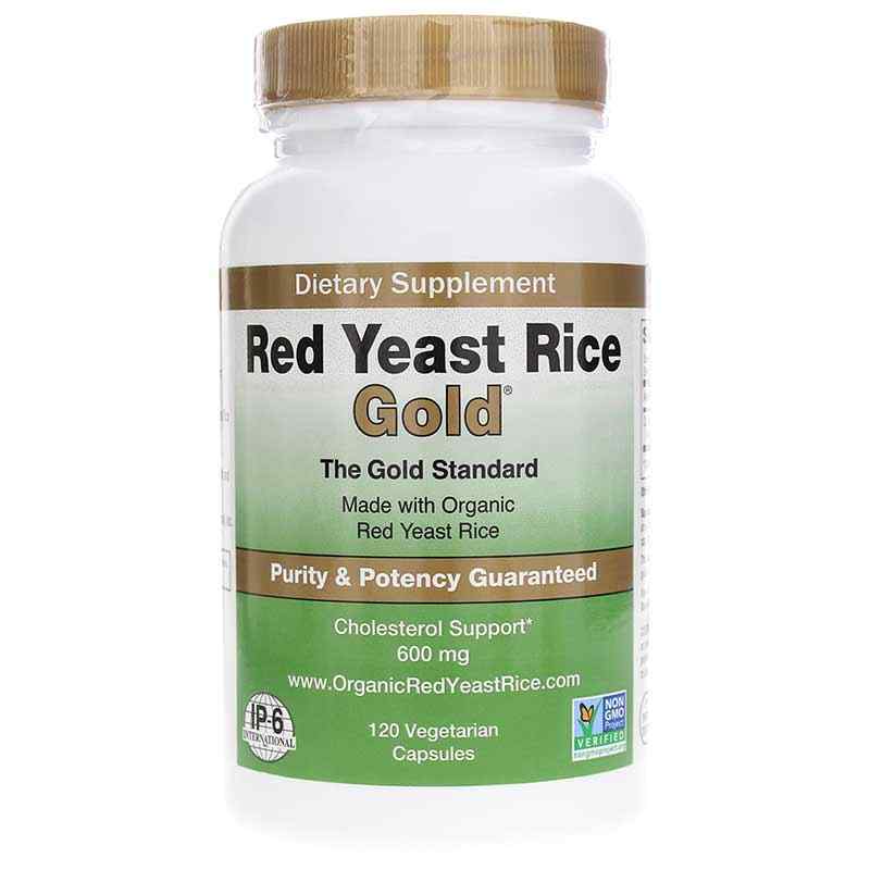 Red Yeast Rice Gold, 120 Veg Capsules, by IP-6