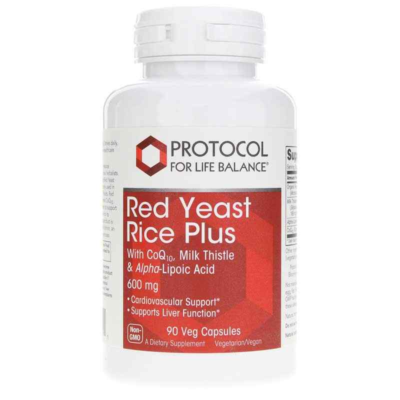 Red Yeast Rice Plus, by Protocol For Life Balance
