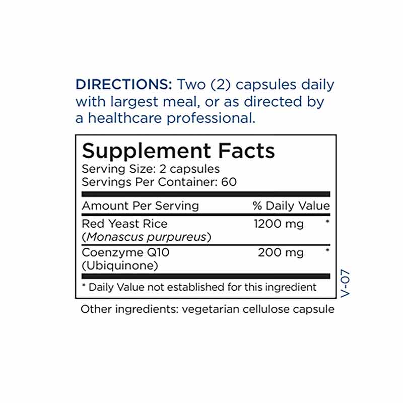 Red Yeast Rice with CoQ10, by Metabolic Maintenance, image #2