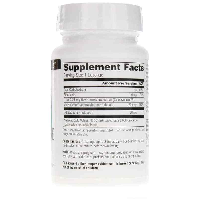Reduced Glutathione Complex 50 Mg Orange Lozenges, 100 Lozenges, by Source Naturals, image #2