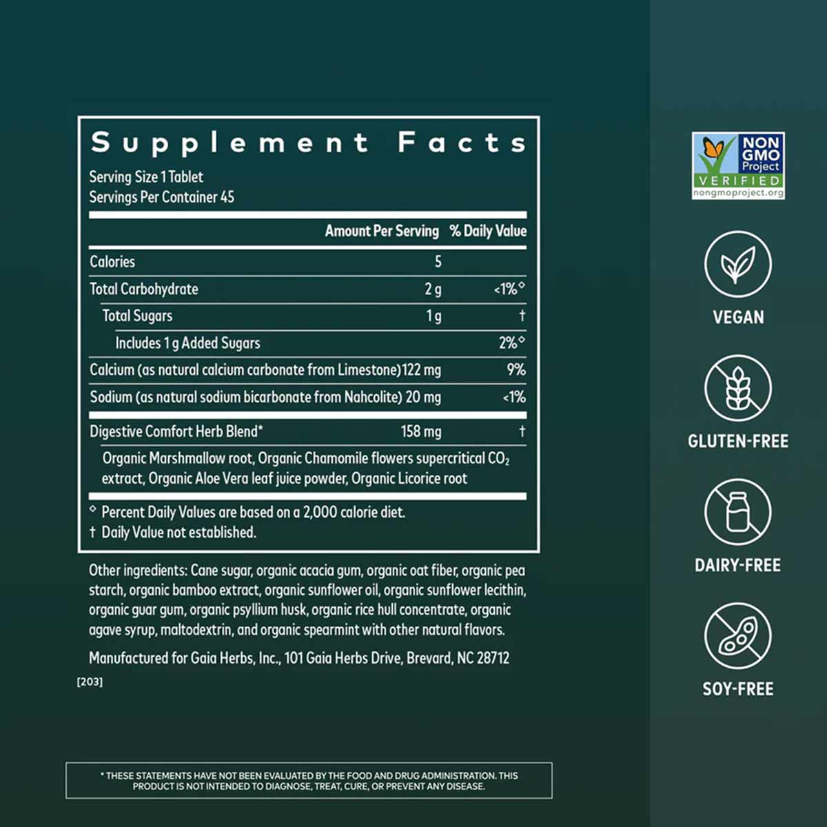 Reflux Relief, by Gaia Herbs