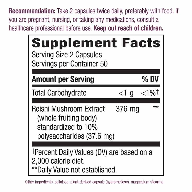 Reishi Mushroom Premium Extract, by Natures Way, image #2