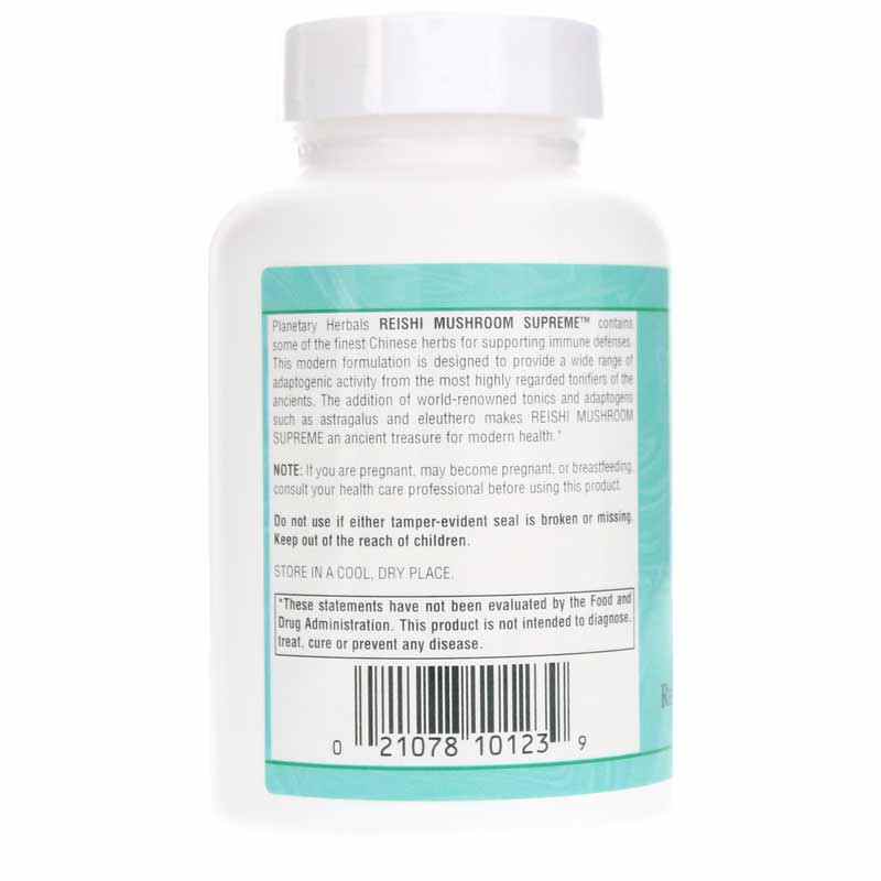 Reishi Mushroom Supreme, 50 Tablets, by Planetary Herbals, image #3