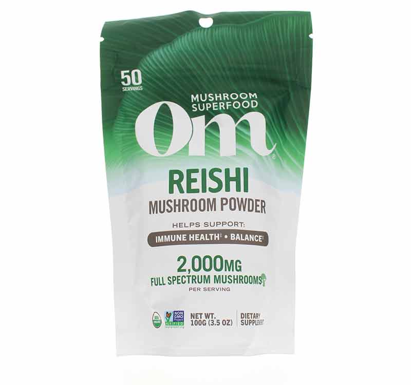 Reishi Powder, 50 Servings, by Om Mushroom