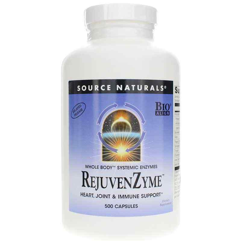 RejuvenZyme, 500 Capsules, by Source Naturals