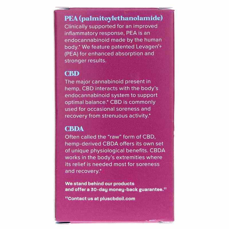 Relief CBD 30 Mg, 30 Softgels, by PlusCBD Oil, image #3