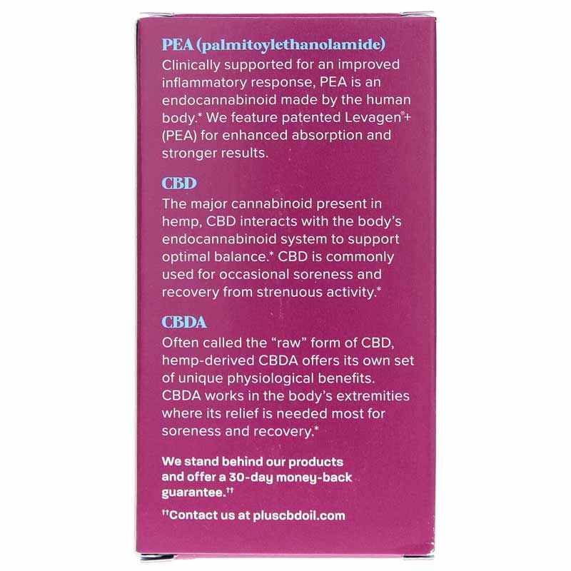 Relief CBD 30 Mg, 60 Softgels, by PlusCBD Oil, image #3