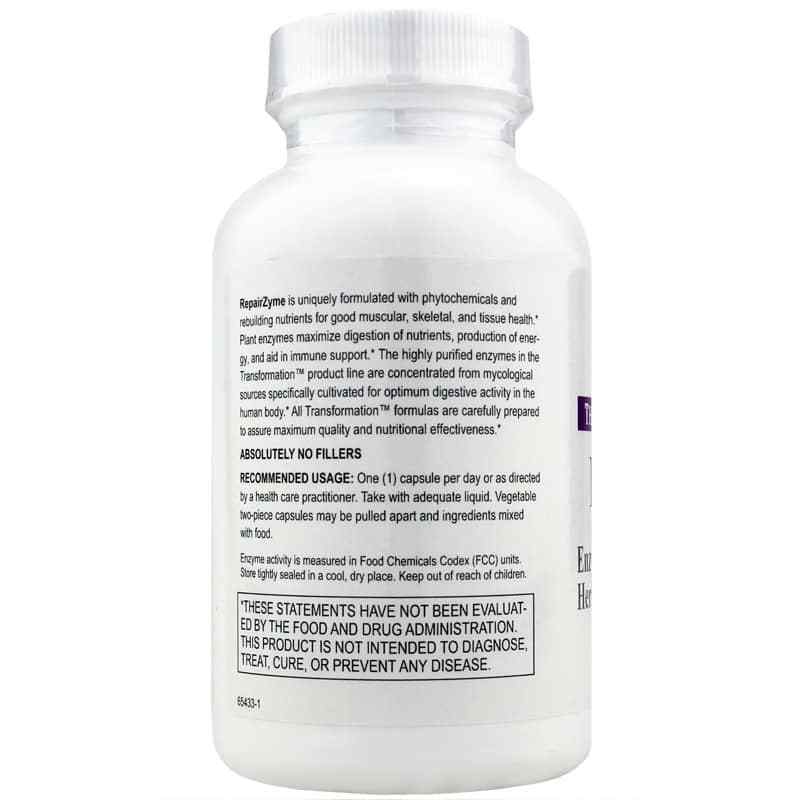 RepairZyme, 120 Capsules, by Transformation Enzyme, image #3