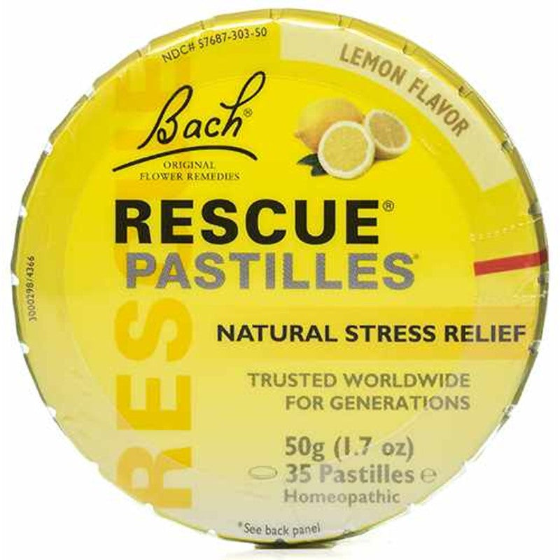 Rescue Pastilles, Lemon, by Bach Flower Remedies