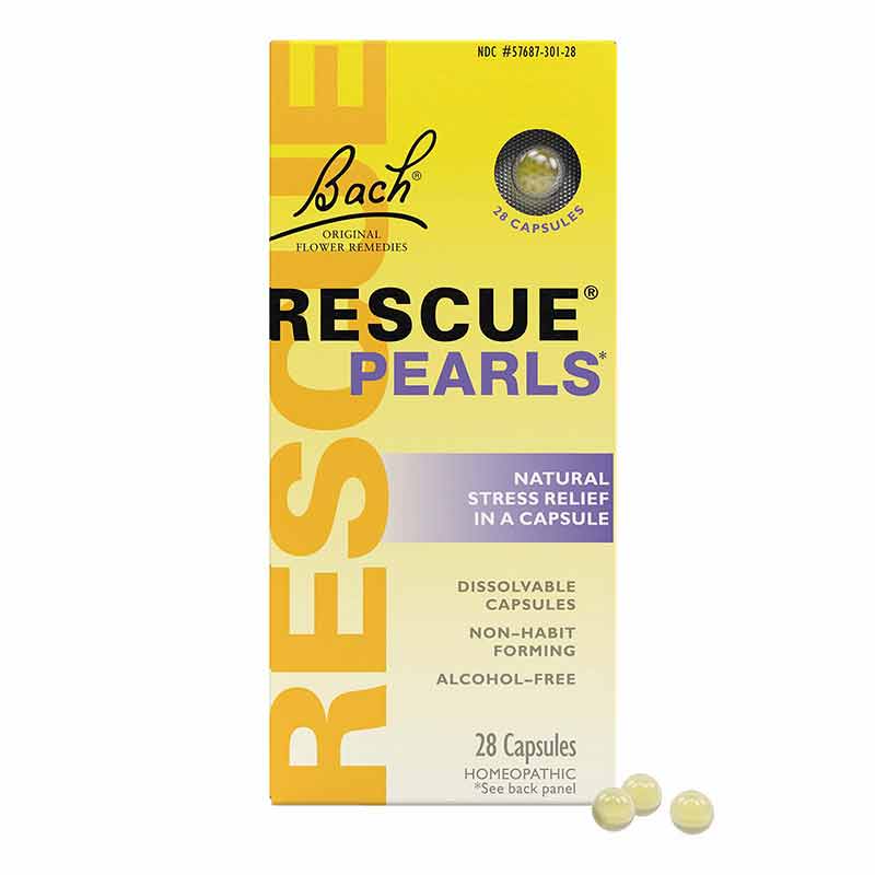 Rescue Pearls, 28 Servings, by Bach Flower Remedies