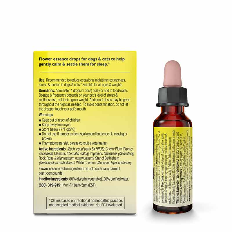 Rescue Sleep Pet Dropper, 10 Ml, by Bach Flower Remedies, image #2